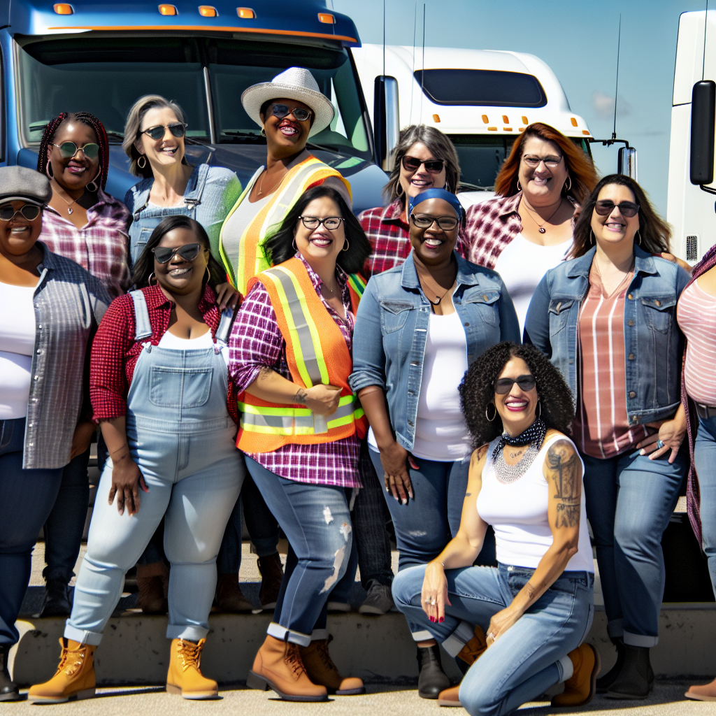 Diverse Women Truck Drivers