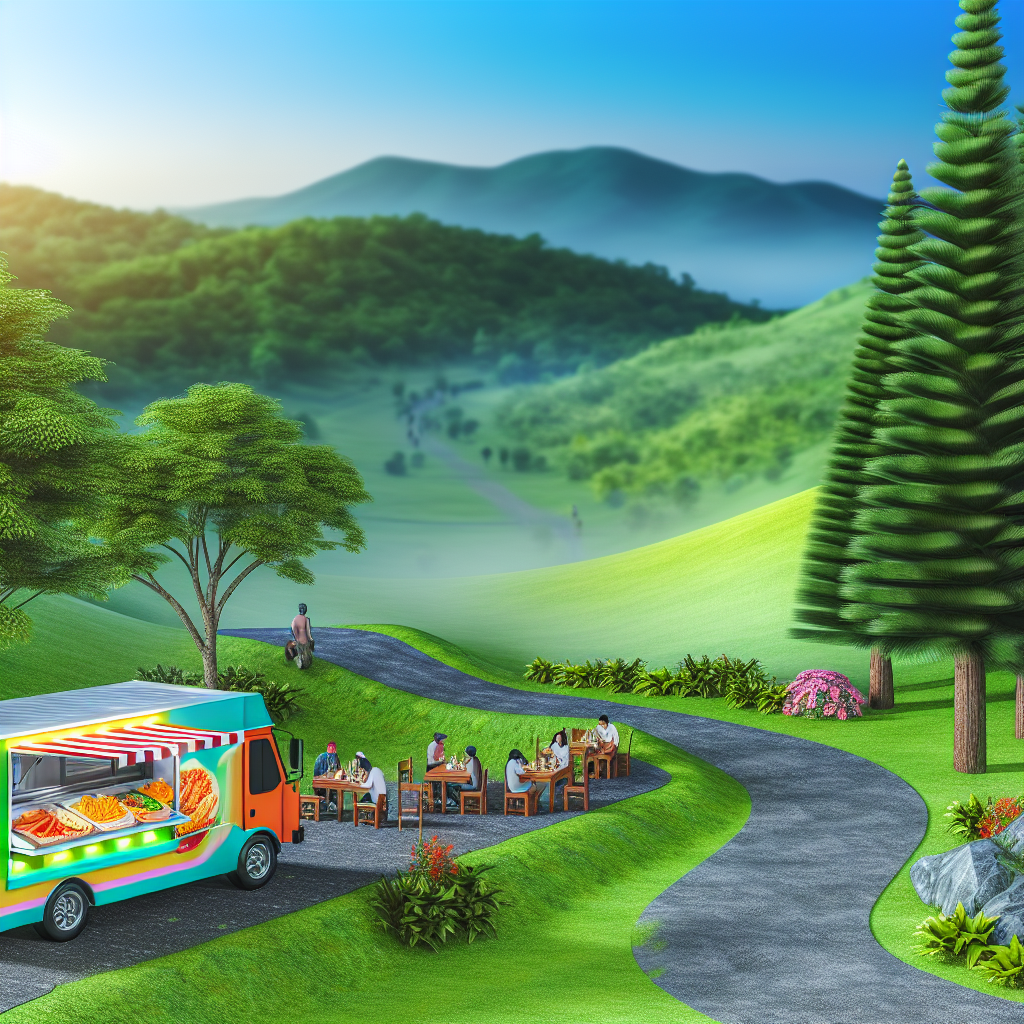 Food Truck on Scenic Route