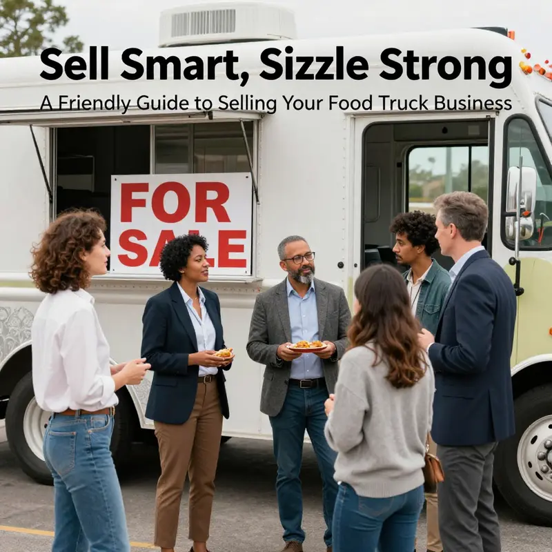 A ready-to-sell food truck with organized financials, licenses, and SOPs laid out for buyers.