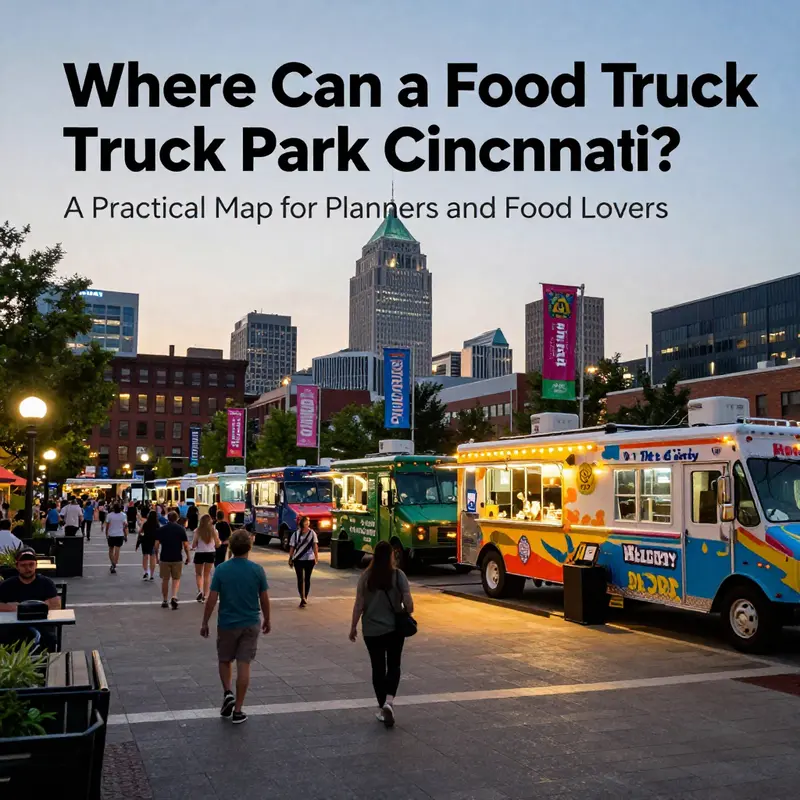 Central Cincinnati anchors the mobile dining scene with The Pitch Cincy as a hub for diverse cuisines and live moments.