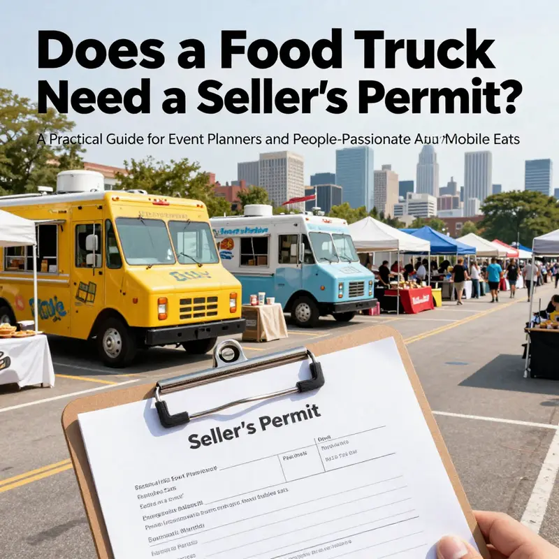 Nationwide view of food trucks highlighting the role of seller’s permits across the U.S.