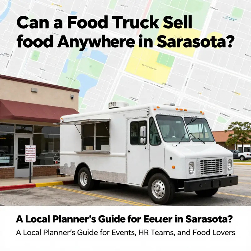 An overview of where food trucks can operate in Sarasota and the licenses that support compliant pop-ups.