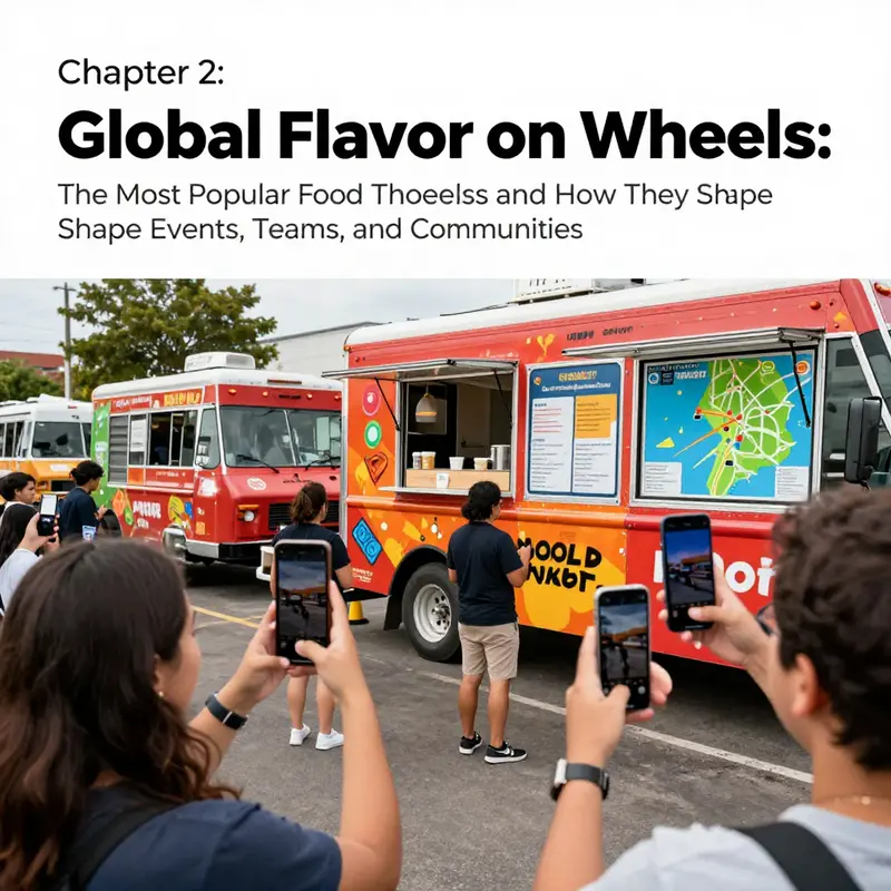 Iconic trucks from around the world demonstrate why the most popular food trucks matter to events, communities, and brand-building.