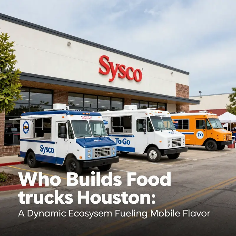 A bustling Alibaba-driven marketplace connects buyers with Houston-ready food truck builders.