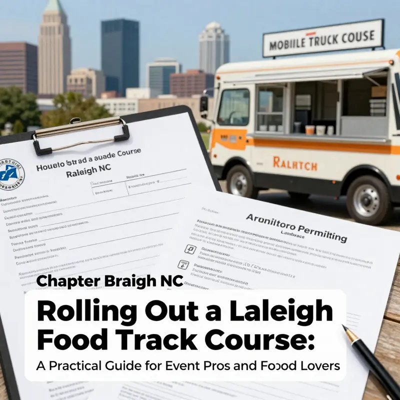 Chapter 1 sets the stage: aims, audiences, and learning outcomes for a Raleigh-based food truck course.