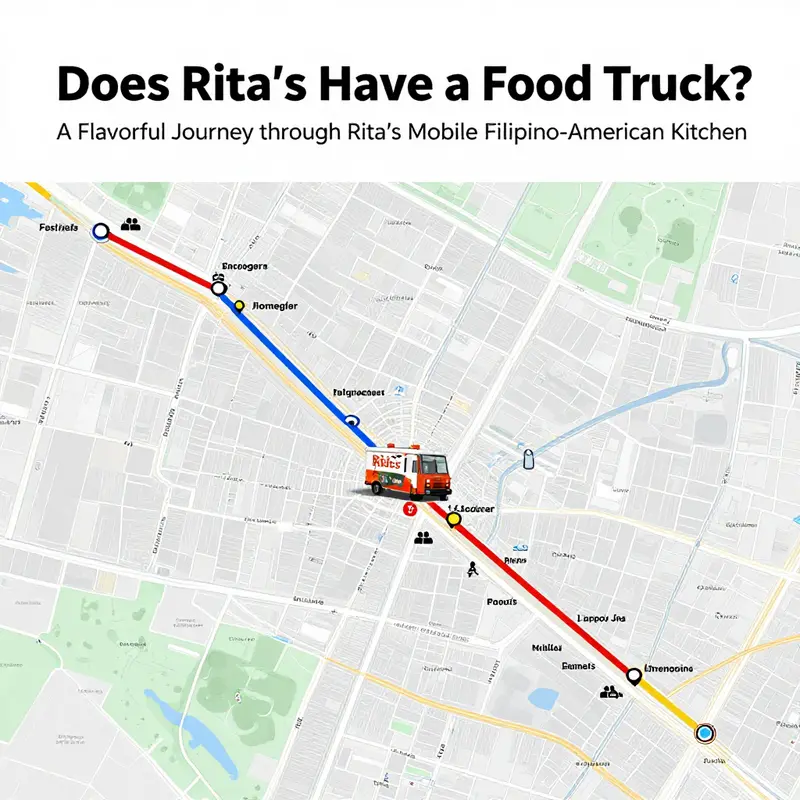 Rita’s Food Truck demonstrates its mobile presence and operating model in a busy event setting.
