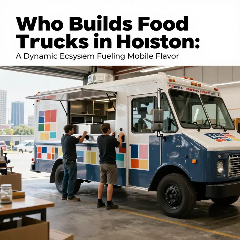 A bustling Alibaba-driven marketplace connects buyers with Houston-ready food truck builders.