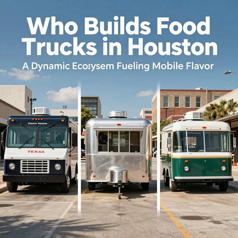 A bustling Alibaba-driven marketplace connects buyers with Houston-ready food truck builders.