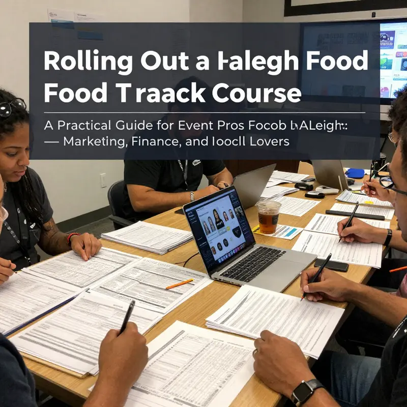 Chapter 1 sets the stage: aims, audiences, and learning outcomes for a Raleigh-based food truck course.