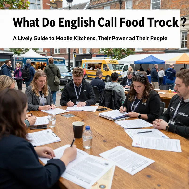 A bustling city scene highlighting the diverse appeal and clear purpose of a food truck in everyday life.