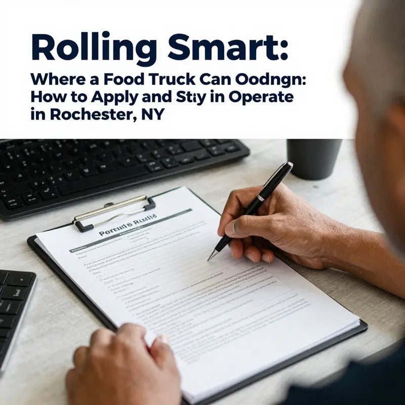 Understanding Rochester’s permit landscape is the first step to a compliant food truck operation.