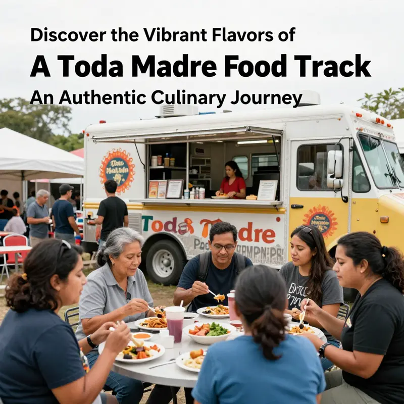 The A Toda Madre Food Truck captures the essence of community dining with delicious urban Mexican food.