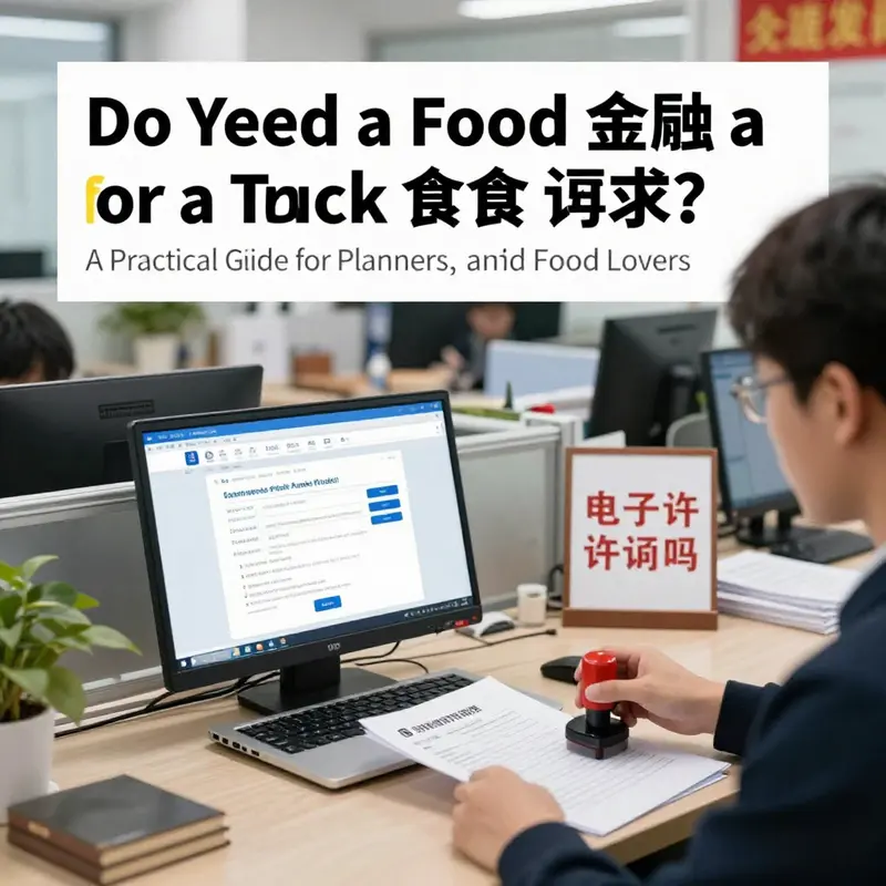 Foundational regulation: the essential Food Operation License anchors mobile food safety.