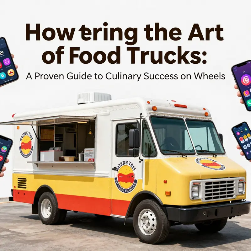 Engaging customers with unique culinary offerings while showcasing the truck’s brand identity.