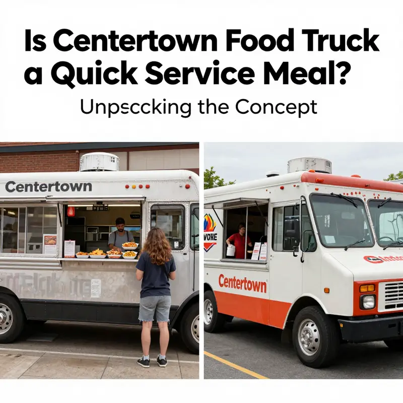 Exploring the diverse offerings of Centertown Food Truck as quick service meals.