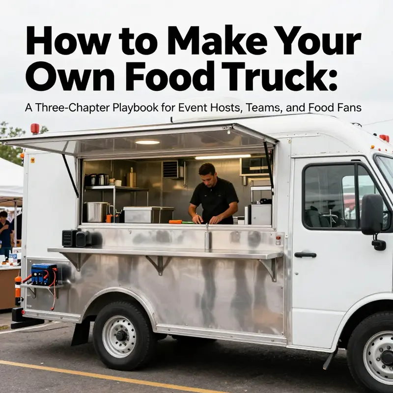 A collaborative session to define concept, branding, and validate market fit for a new food truck.