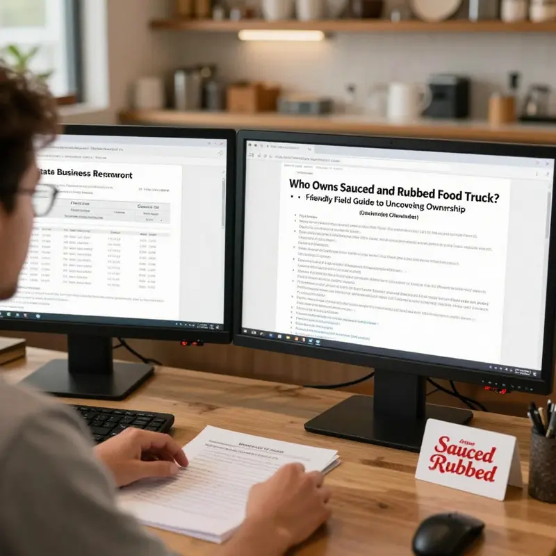 Public records and disclosures are examined to illuminate ownership signals for Sauced and Rubbed.