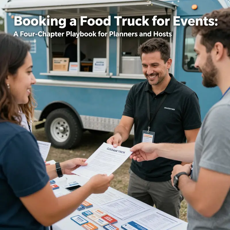 Niche-focused menu and visible compliance signals set the foundation for event-ready bookings.