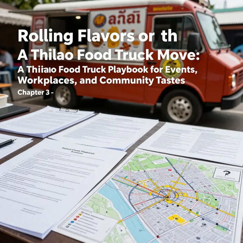 A compact, high-function mobile kitchen engineered for authentic Thai cooking on wheels.