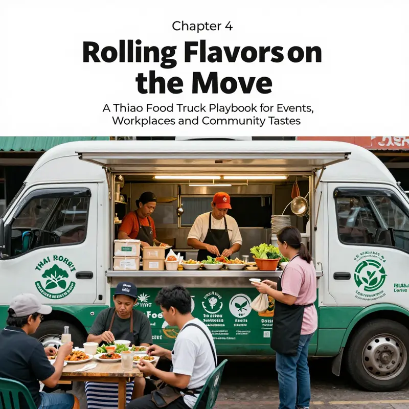 A compact, high-function mobile kitchen engineered for authentic Thai cooking on wheels.