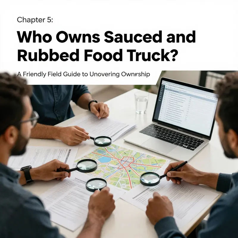 Public records and disclosures are examined to illuminate ownership signals for Sauced and Rubbed.