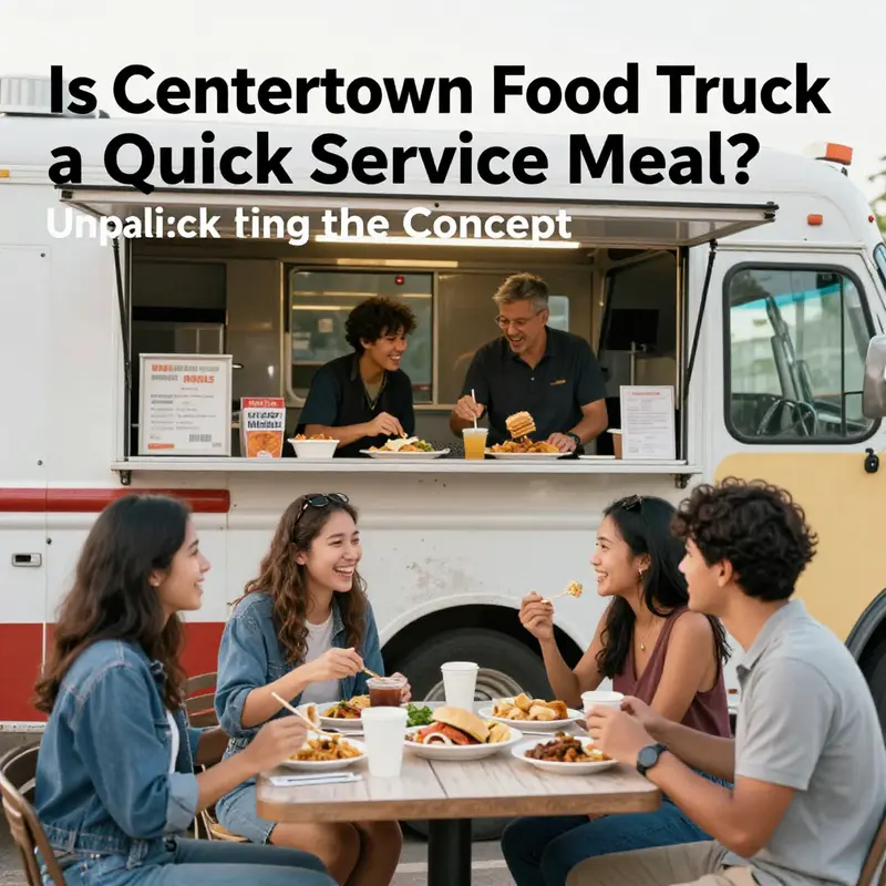 Exploring the diverse offerings of Centertown Food Truck as quick service meals.