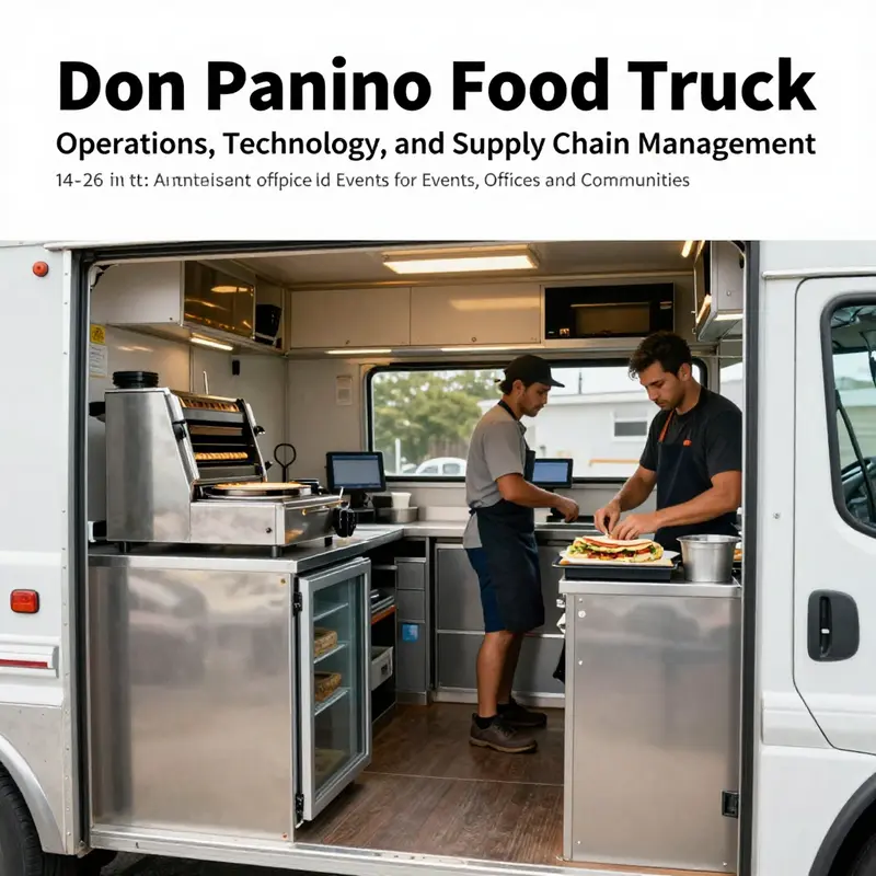 Branding-driven concept with authentic Italian panini in a high-velocity street-food setup.