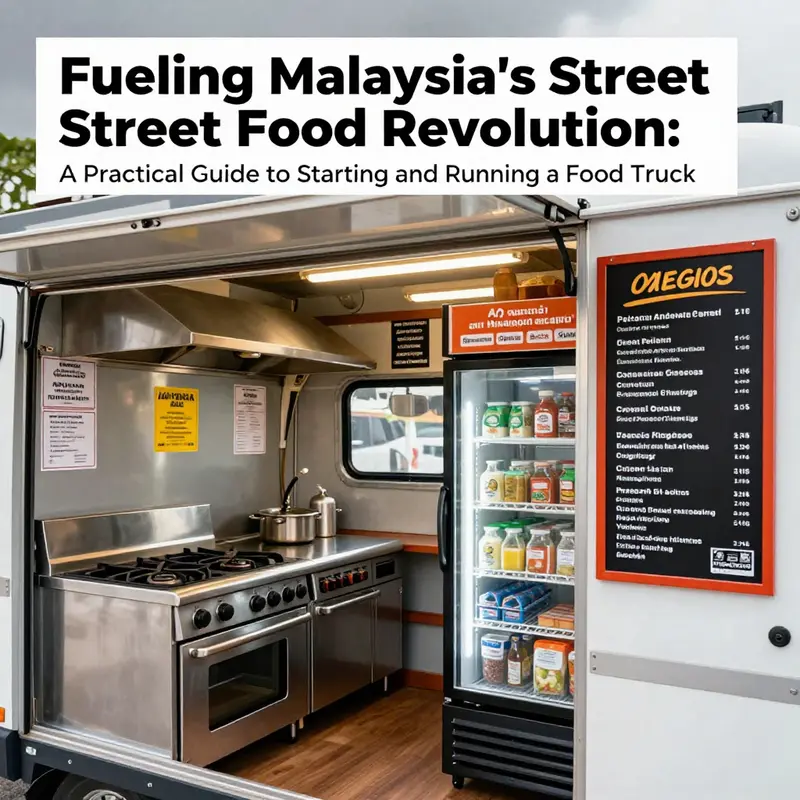Health and licensing checks illustrate the regulatory essentials for Malaysian food trucks.