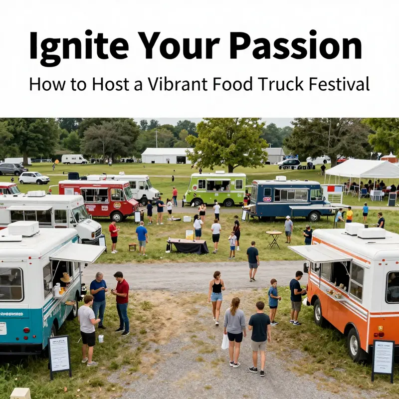 A brainstorming session focused on defining the goals and vision for a food truck festival.