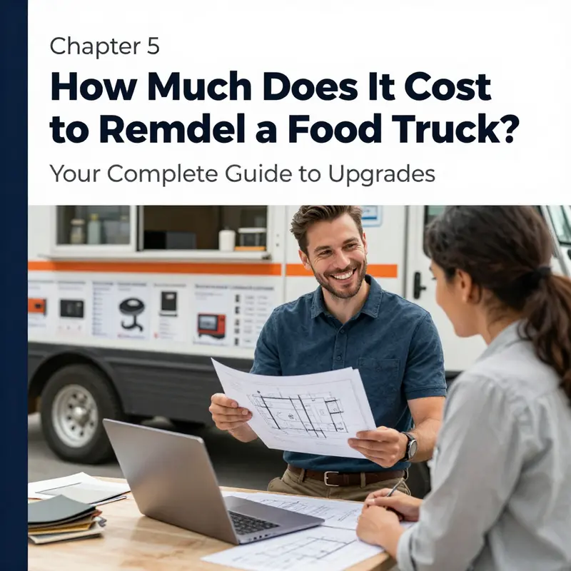 A freshly remodeled food truck showcasing basic upgrades.