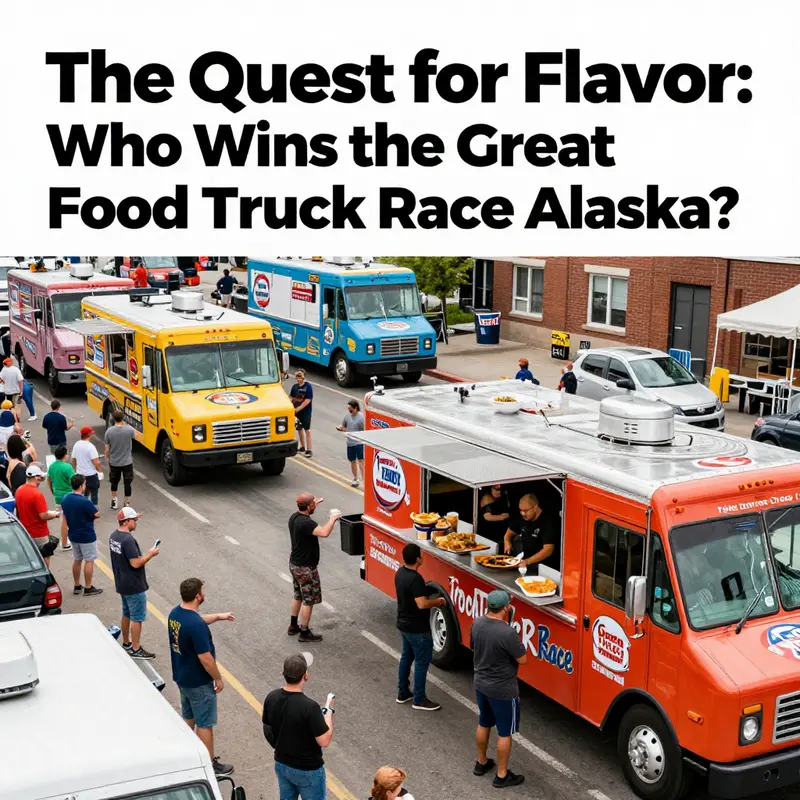 Food trucks set in an idyllic Alaskan backdrop, showcasing the potential for a new season.