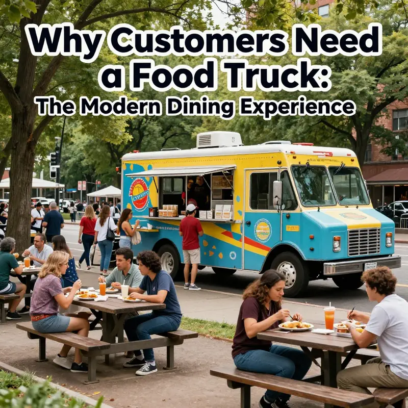 Food trucks provide accessible dining options in urban settings, ideal for people on the go.