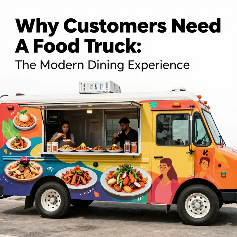 Food trucks provide accessible dining options in urban settings, ideal for people on the go.