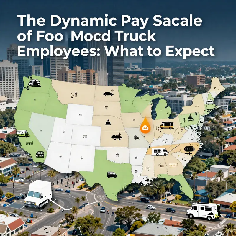 Food truck employees working enthusiastically while serving customers during a busy event.