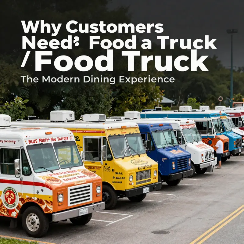 Food trucks provide accessible dining options in urban settings, ideal for people on the go.
