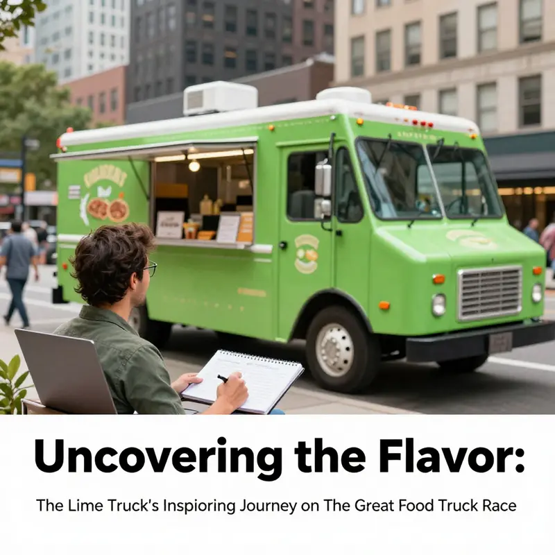 The Lime Truck team celebrates their triumphant win on The Great Food Truck Race, showcasing their dedication to fresh ingredients.