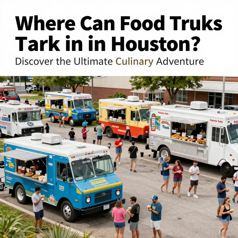 The lively Galleria Food Truck Park in Houston, a hotspot for diverse culinary offerings.