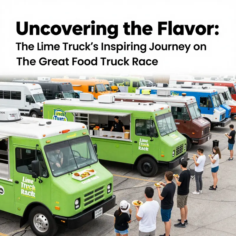 The Lime Truck team celebrates their triumphant win on The Great Food Truck Race, showcasing their dedication to fresh ingredients.