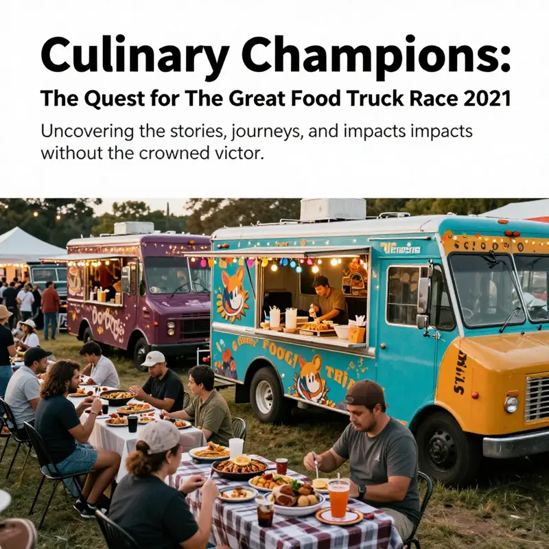 A lively food truck festival featuring diverse food options and an engaging atmosphere.