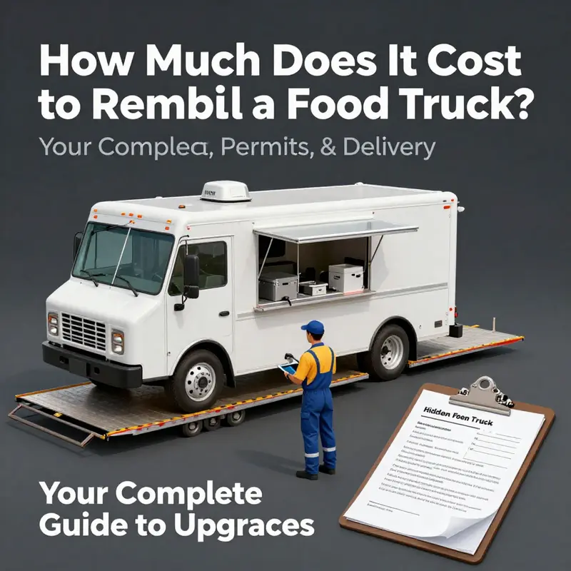 A freshly remodeled food truck showcasing basic upgrades.