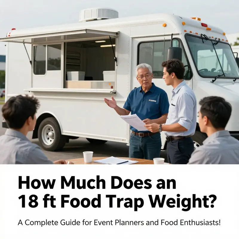 Comparative weight specifications of various 18 ft food trucks.