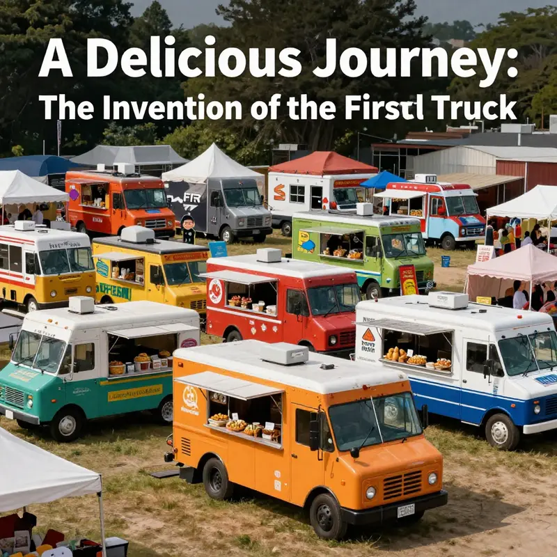 The vibrant world of food trucks today, showcasing the evolution from their historical roots.