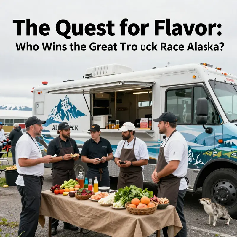 Food trucks set in an idyllic Alaskan backdrop, showcasing the potential for a new season.