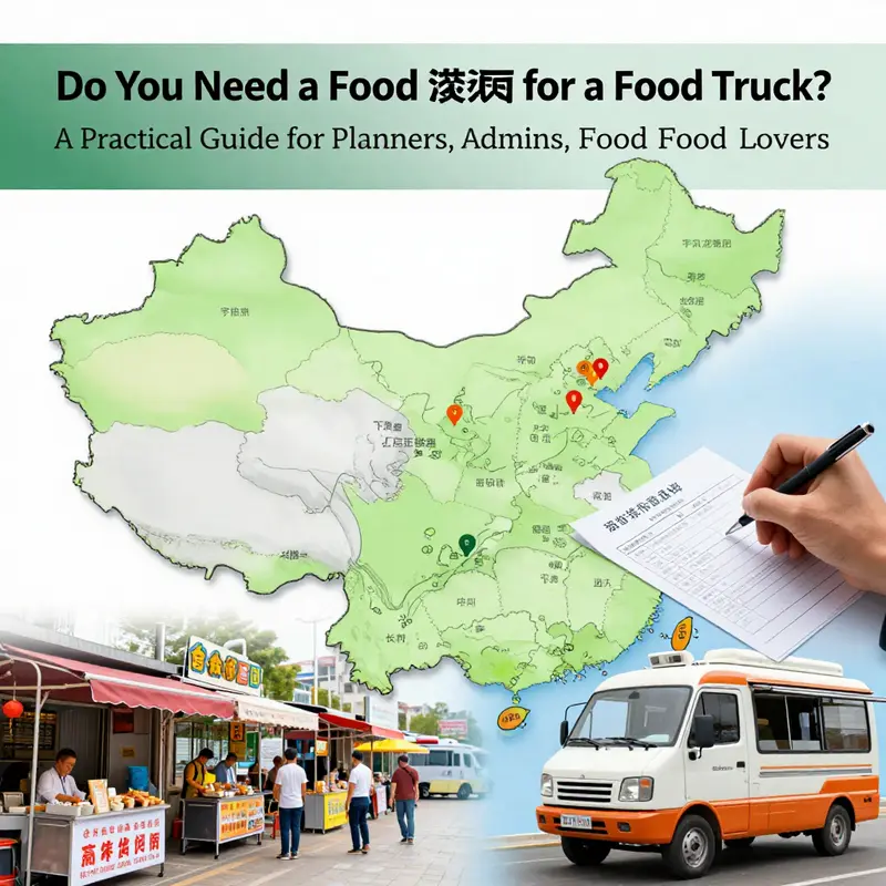 Foundational regulation: the essential Food Operation License anchors mobile food safety.