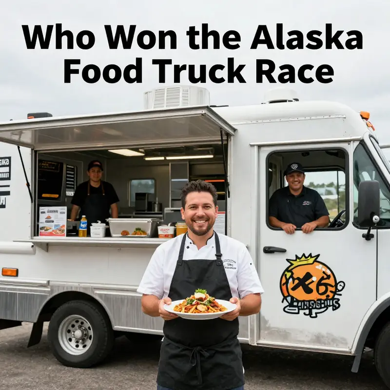 Chefs tackle snowy challenges while showcasing their culinary skills in the Alaska Food Truck Race.