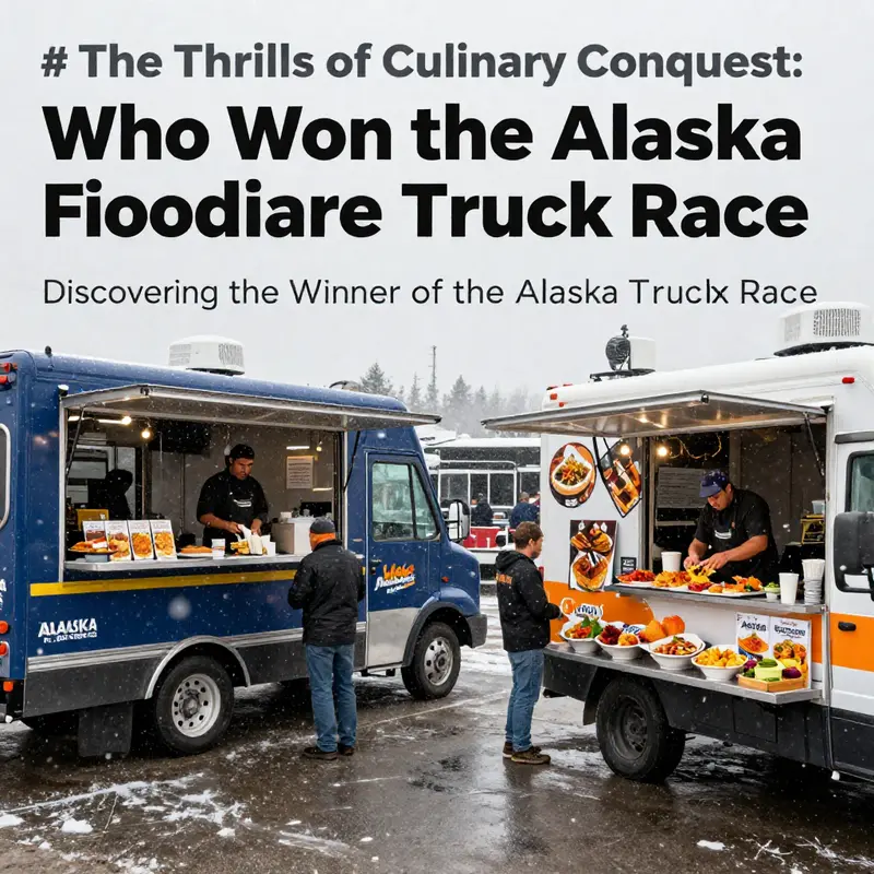 Chefs tackle snowy challenges while showcasing their culinary skills in the Alaska Food Truck Race.