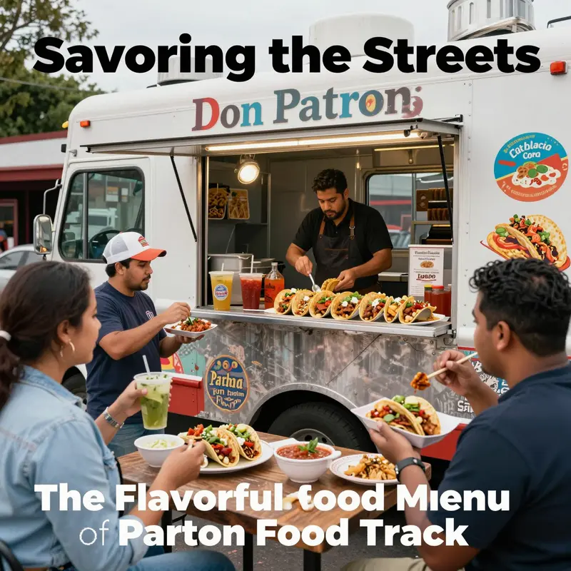 Experience the authenticity of Mexican street food right from the Don Patron Food Truck.