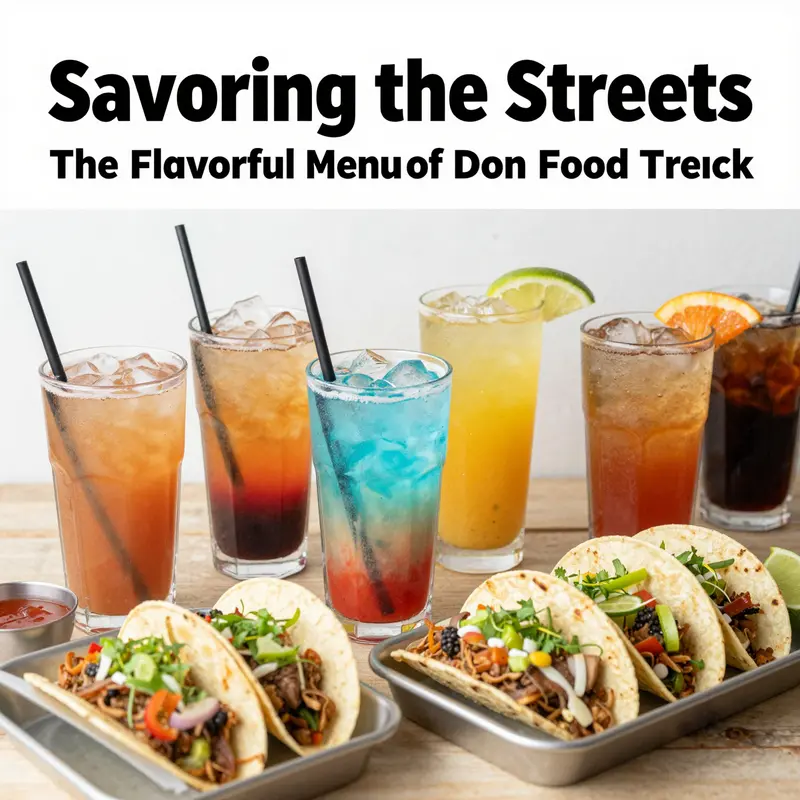 Experience the authenticity of Mexican street food right from the Don Patron Food Truck.