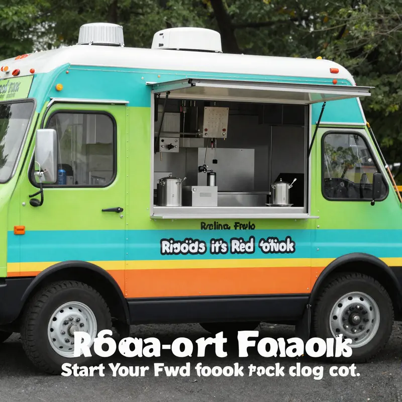 Vibrant outdoor market bustling with food trucks and enthusiastic customers.