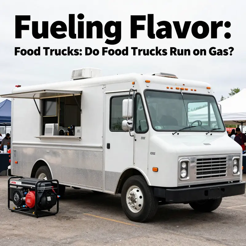 A food truck utilizing propane for its cooking equipment, enhancing the culinary experience.